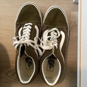 Used Vans. Green. Good condition.